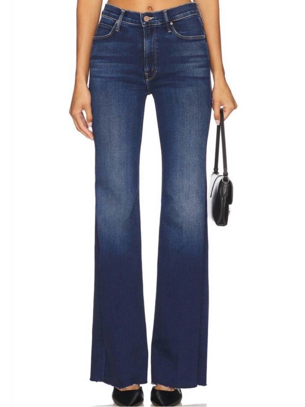 MOTHER Lil’ Doozy Fray Scorchin’ Hot Petite Jeans Size 25